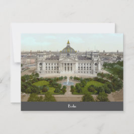 Reichstag i Berlin (cirka 1900) Vykort