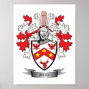 Reid Family Crest Jackar om Arm Poster