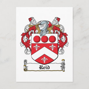 Reid Family Crest Vykort