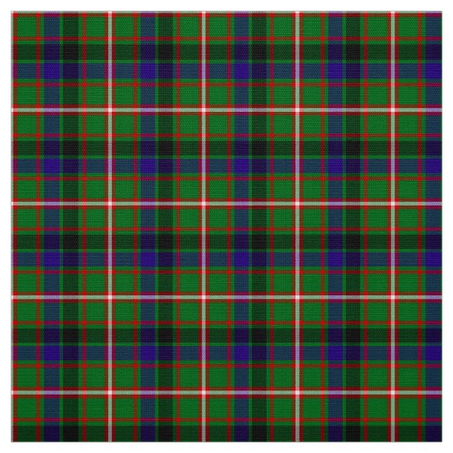 Reid Grönt Tartan Tyg (Provkarta)