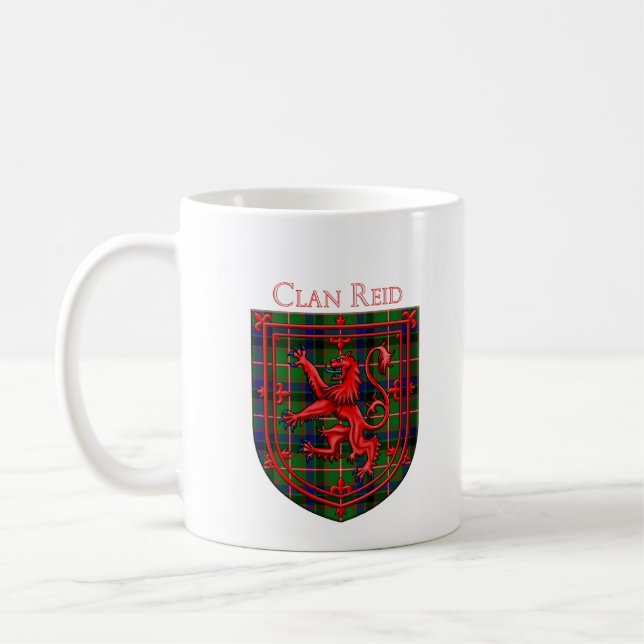 Reid Tartan Scottish Play Lejonare Rampant Kaffemugg (Vänster)