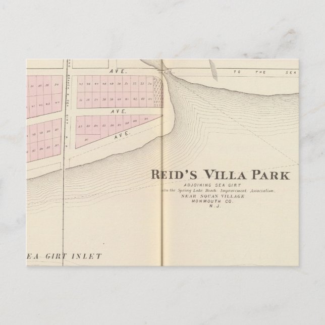 Reids Villa Park, NJ Vykort (Framsida)