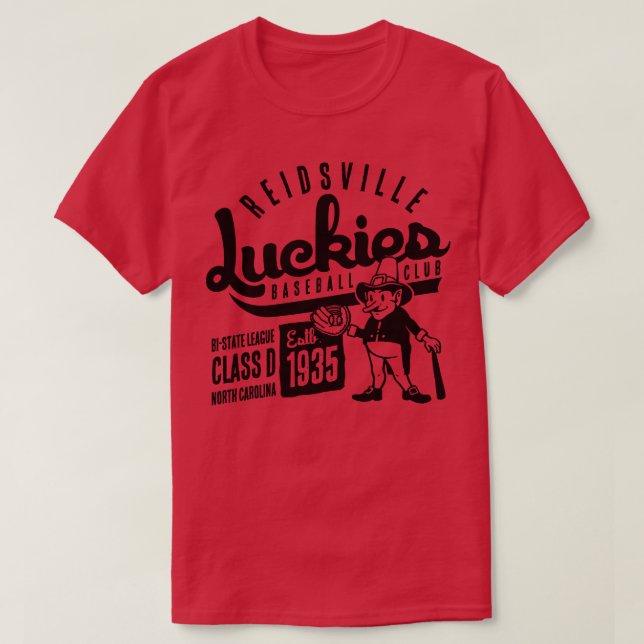 Reidsville Luckies Baseball T Shirt (Design framsida)