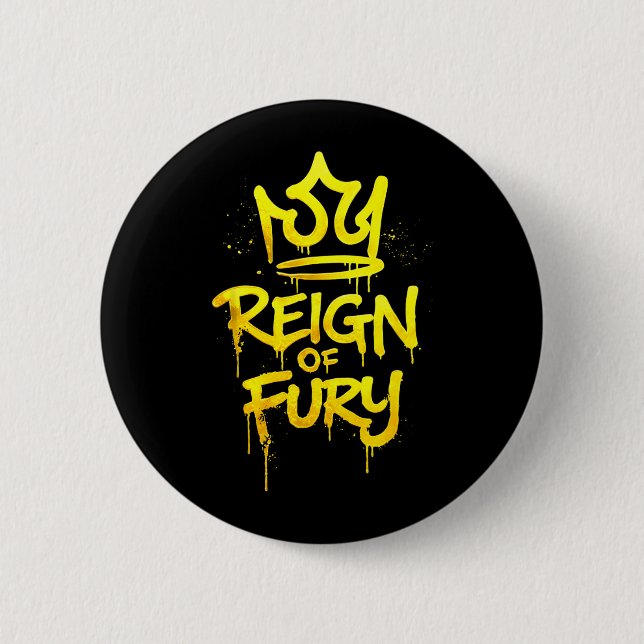 Reign of Fury kampsport BJJ MMA boxning Knapp (Framsida)