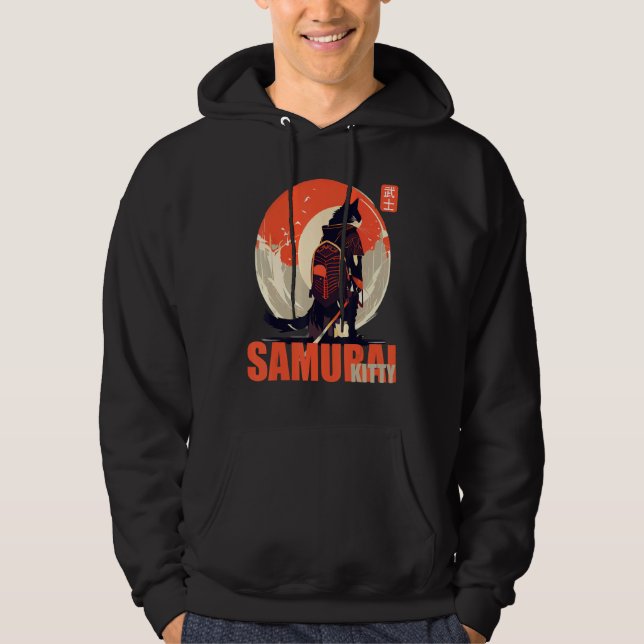 Reigning Supreme The Samurai Kitty Takeover Hoodie (Framsida)
