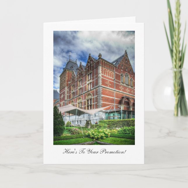 Reijks Museum, Grattisar om marknadsföring Kort (Framsida)