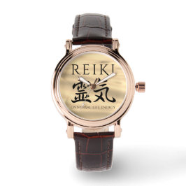 Reiki 霊 japansk calligrafisk Life Energy Armbandsur