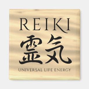 Reiki 霊 japansk calligrafisk Life Energy Magnet