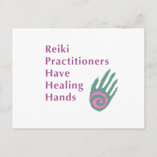 Reiki-aktivister har läkt Händer Vykort