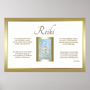 Reiki anslutning poster