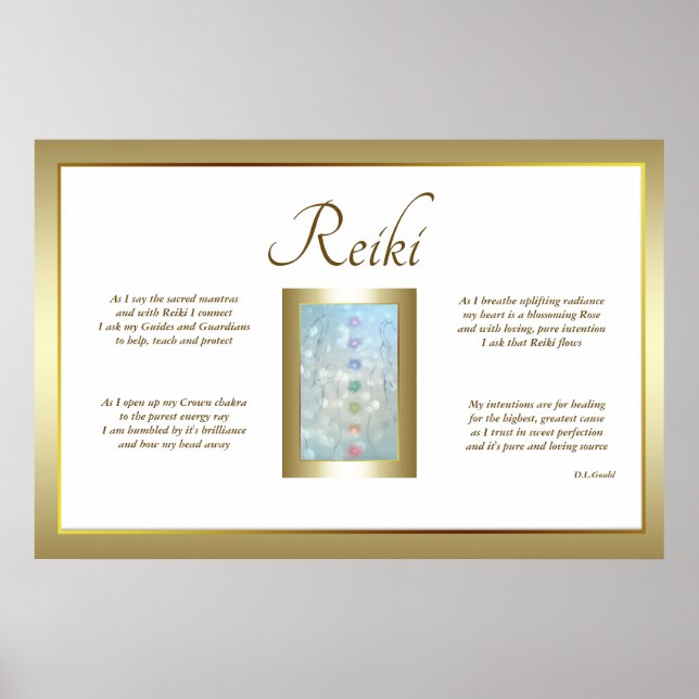 Reiki-anslutning Poster (Framsidan)