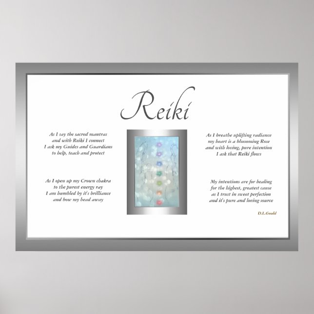 Reiki-anslutning Poster (Framsidan)