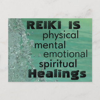 Reiki är helande vykort