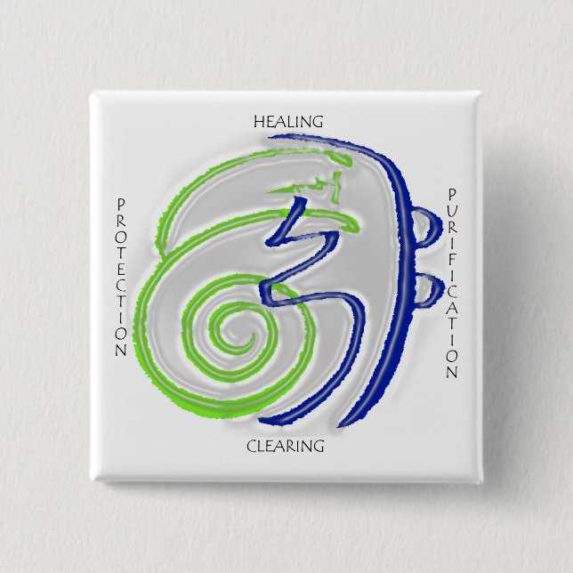 Reiki att läka knäppas knapp (Framsida)