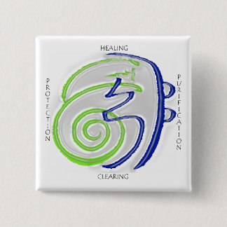 Reiki att läka knäppas knapp