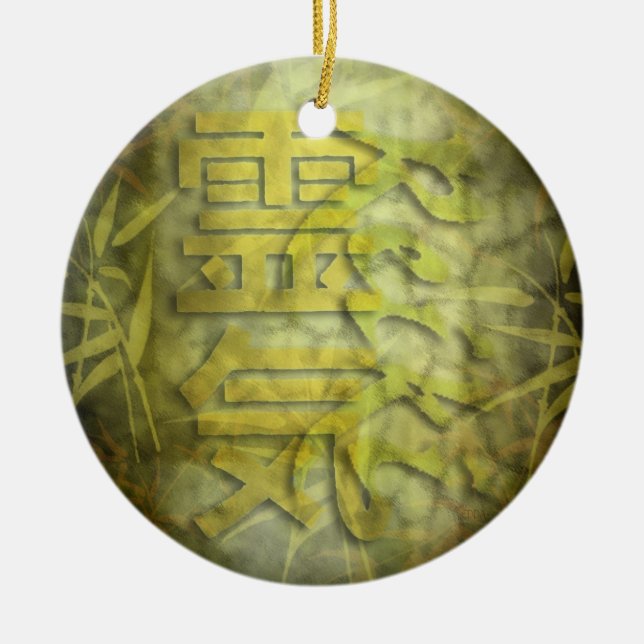 REIKI/bamboo-design Julgransprydnad Keramik (Framsidan)