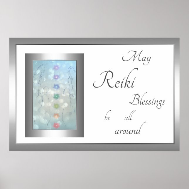 Reiki Blessings design Poster (Framsidan)