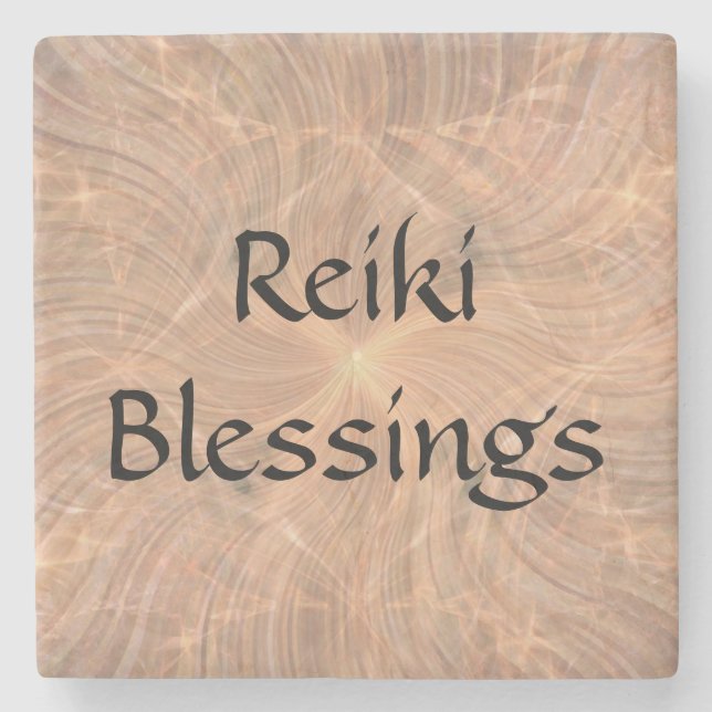 Reiki Blessings Stenunderlägg (Framsidan)