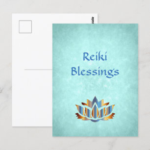 Reiki Blessings Vykort