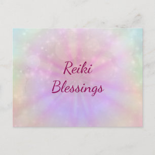 Reiki Blessings Vykort