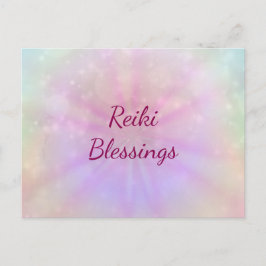 Reiki Blessings Vykort