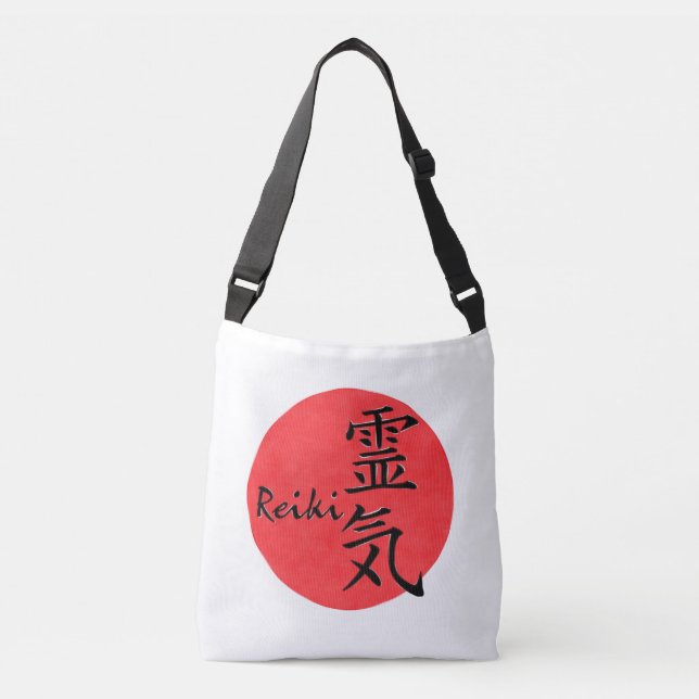 Reiki Calligraphy och Ord 1 Axelväska (Framsida)