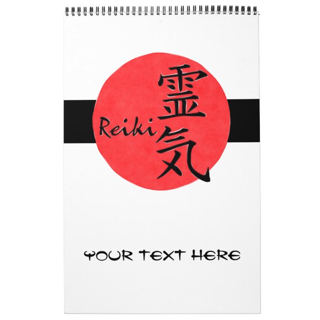 Reiki Calligraphy och Ord 1 Kalender (Omslag)