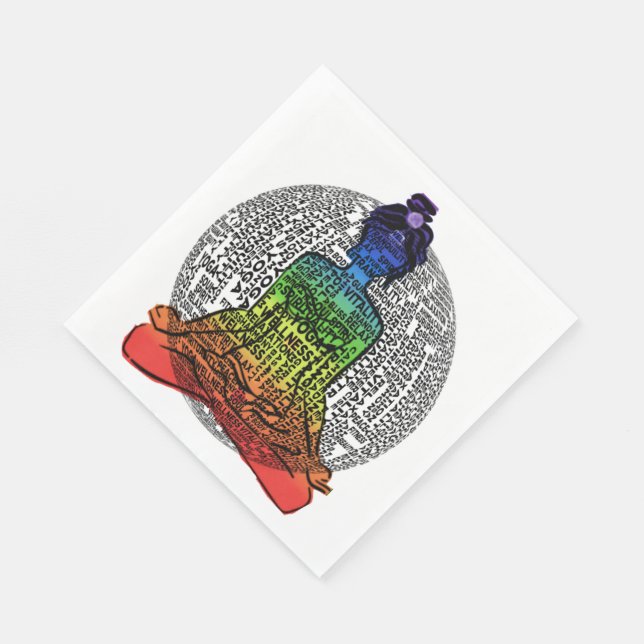 Reiki/Chakra Pappersservett (Hörn)