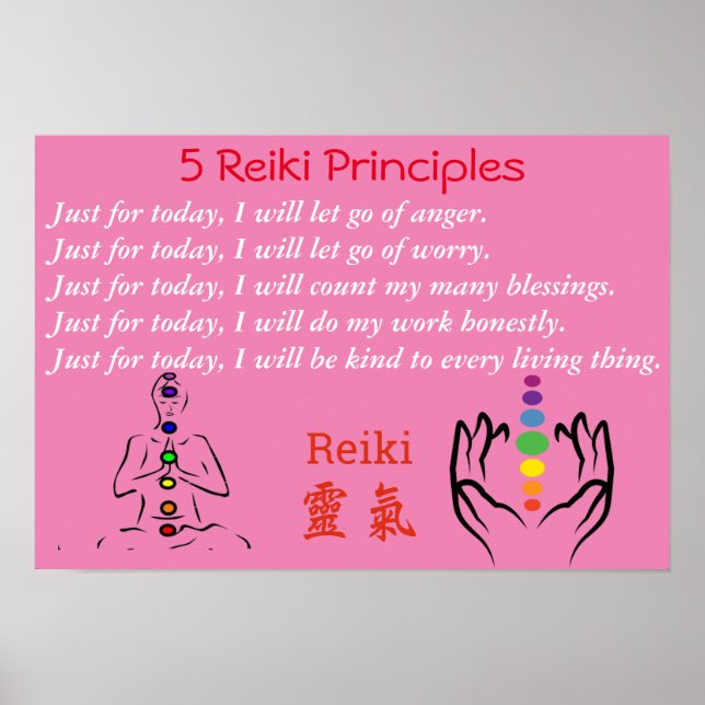 Reiki/Chakra Poster (Framsidan)