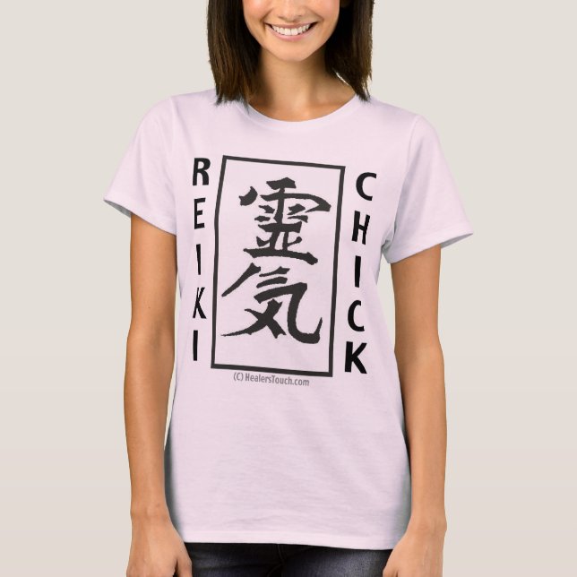 Reiki Chick T-shirt (Framsida)
