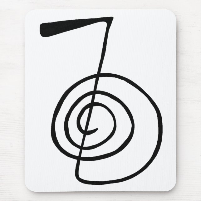 Reiki: Cho Ku Rei: Power Symbol Postcard Musmatta (Framsidan)