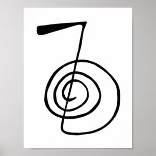Reiki: Cho Ku Rei: Strömsymbolen Poster