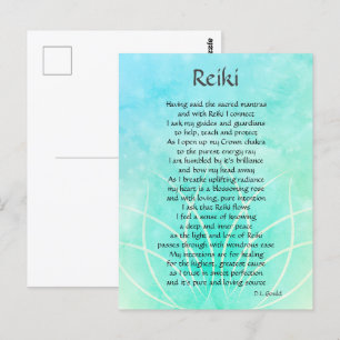 Reiki Connection Dikt Art Vykort