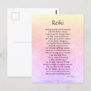 Reiki Connection Dikt Art Vykort