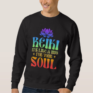 Reiki - Det är som en kram för din själs läkande h Lång Ärmad Tröja
