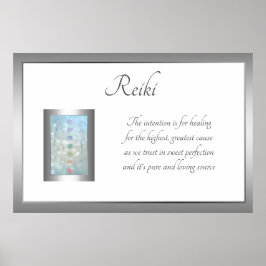 Reiki Dikt Art-design Poster