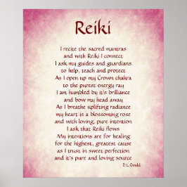 'Reiki' dikt art poster