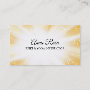 *~*Reiki energi som läker gnistrastrålar Visitkort
