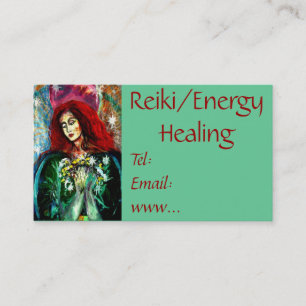 Reiki/energi som läker visitkorten visitkort