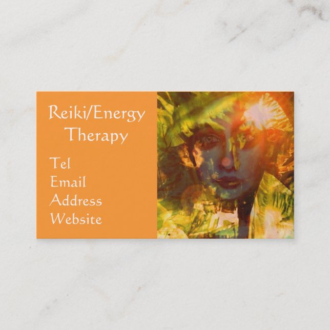 Reiki/energiterapivisitkort Visitkort (Framsida)