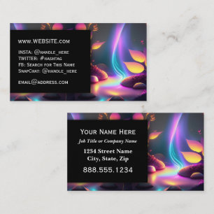 Reiki Energy Healer Professionell Executive Visitkort