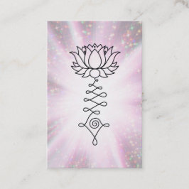 *~* Reiki Energy Healing Gnistra Rays Lotus Visitkort