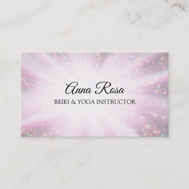 *~* Reiki Energy Healing Gnistra Rays Visitkort (Framsida)