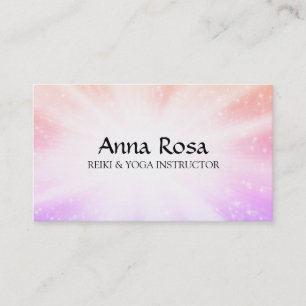 *~* Reiki Energy Rays Lagningsplockar Sparkler Visitkort