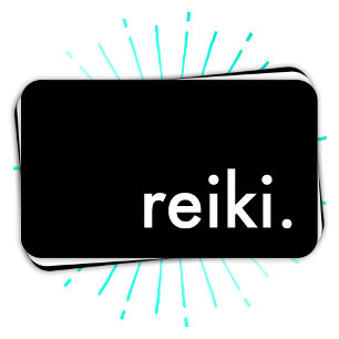reiki. (färganpassade) visitkort