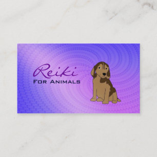 Reiki för djurvisitkortar visitkort