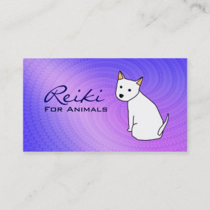 Reiki för djurvisitkortar visitkort