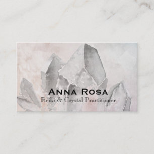Reiki för *~*energibotemedel Crystal Yoga ledar- Visitkort