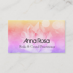 Reiki för *~*New Agerörelsenbotemedel Crystal Yo Visitkort