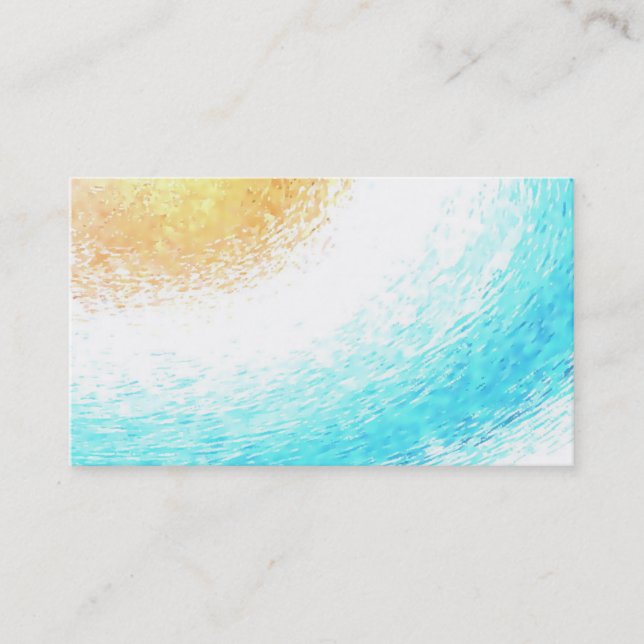 Reiki för Yoga för solvattenfärg psykiska Visitkort (Framsida)